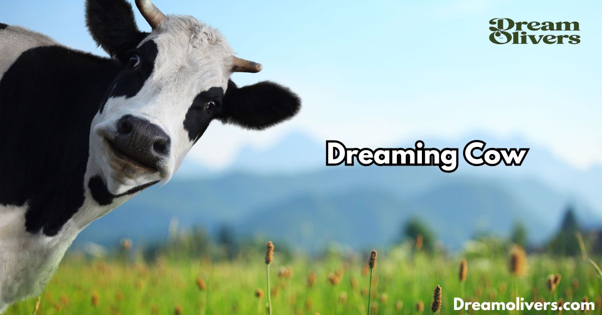 dreaming cow