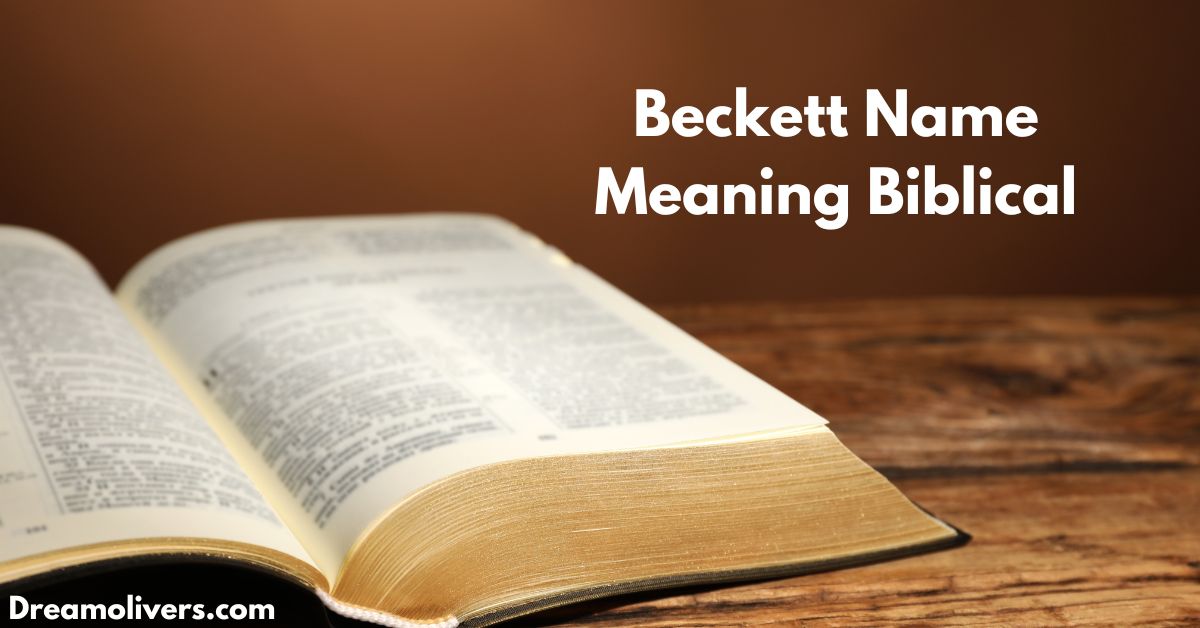 Beckett Name Meaning Biblical