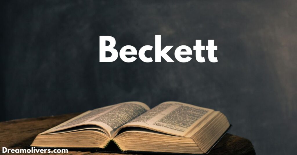 Is Beckett in the Bible