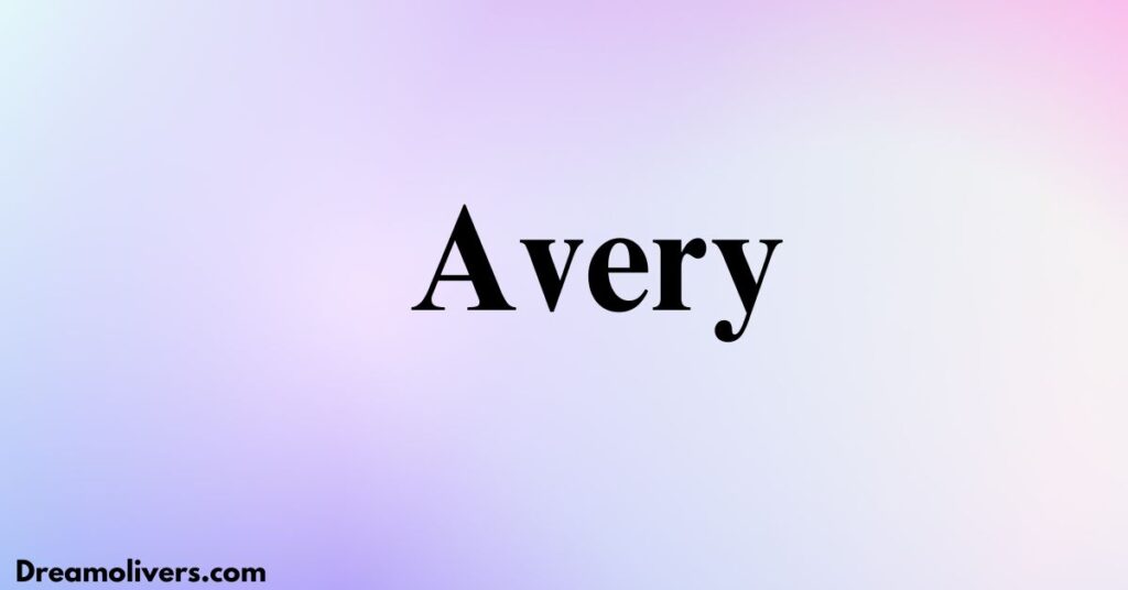 Legacy and Influence The Name Avery in the Future