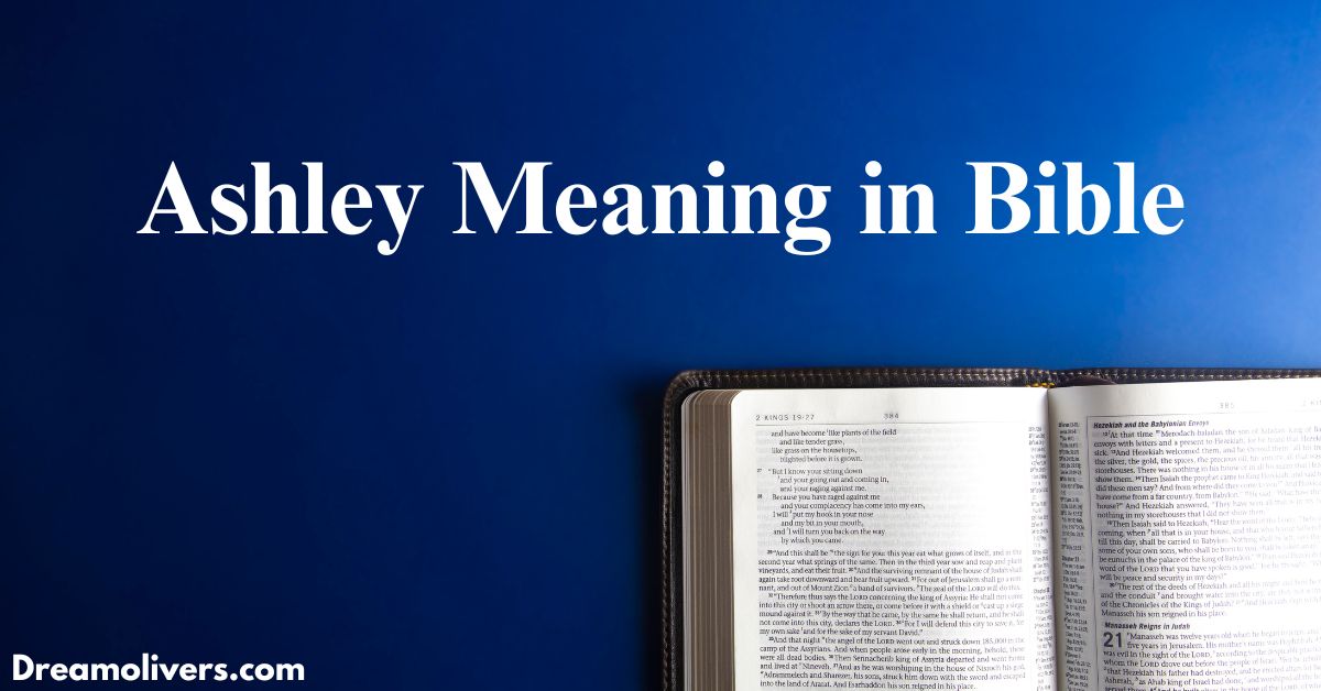 ashley meaning in bible